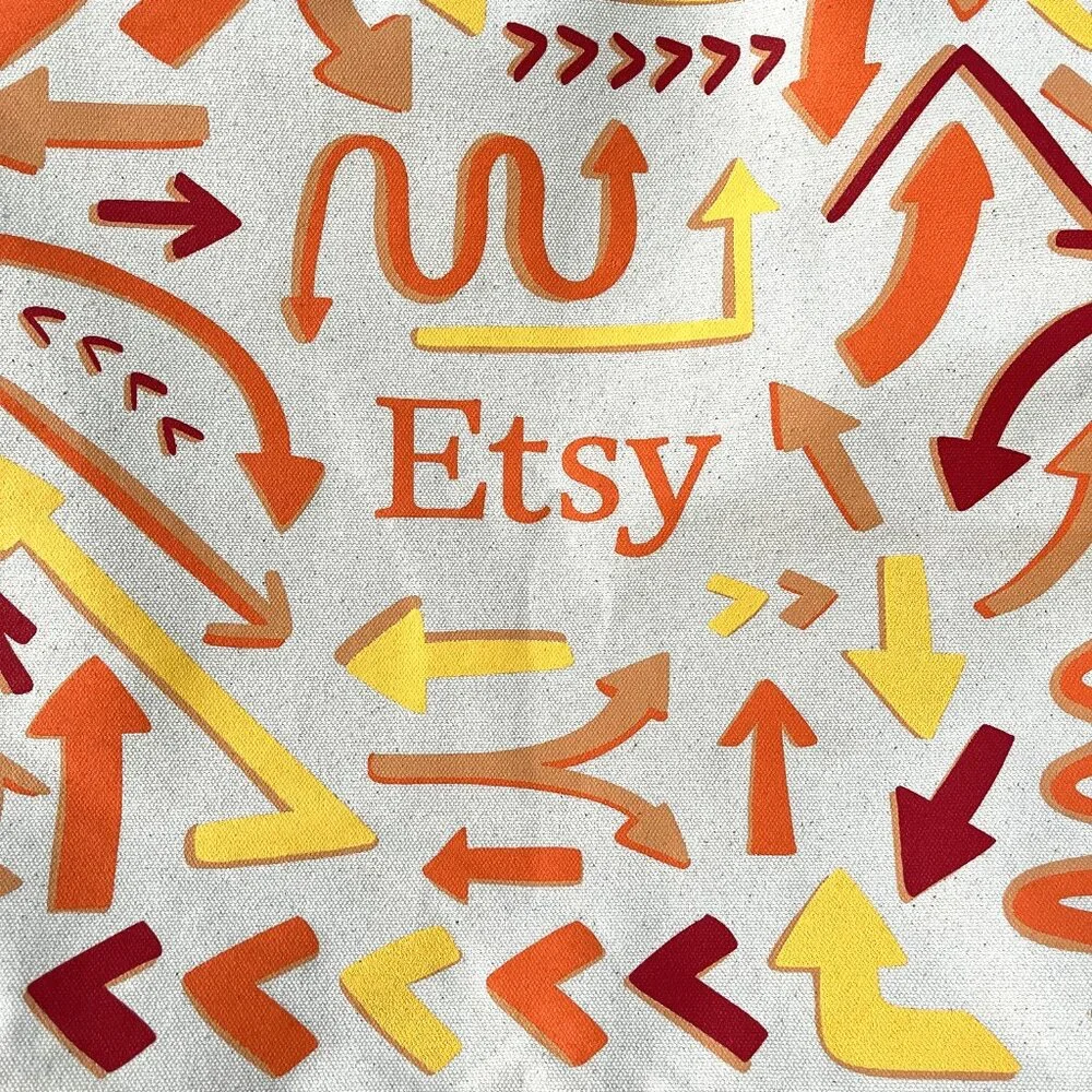 NEW Etsy Insider Exclusive Zipper Tote Bag